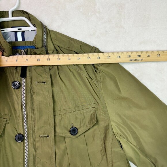 Cole Haan Lightweight Full Zip Parka Jacket Green Field Windbreaker Men's Size S - Picture 9 of 13